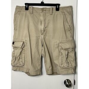 Polo Jeans Company Ralph Lauren Cargo Shorts Khaki Military Surplus Mens Size 35